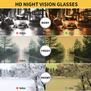 HAOLOTA Polarized Night Vision Driving Glasses Women Fit Over Glasses, Anti Glare NV0179