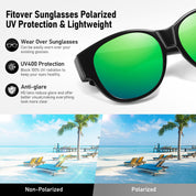 HAOLOTA Cat Eye Sunglasses Over Glasses SG0179