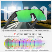 HAOLOTA Cycling Sunglasses Over Glasses for Men Outdoors UV Protection SG0191
