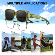 HAOLOTA Polarized Sunglasses Over Glasses Women Trendy Small Shapes  SG0513