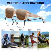 HAOLOTA Polarized Sunglasses Over Glasses Women Trendy Small Shapes  SG0513