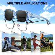 HAOLOTA Polarized Sunglasses Over Glasses Women Trendy Small Shapes  SG0513