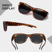 HAOLOTA Cat Eye Sunglasses for Women Polarized Sunglasses Wear Over Glasses SG0173