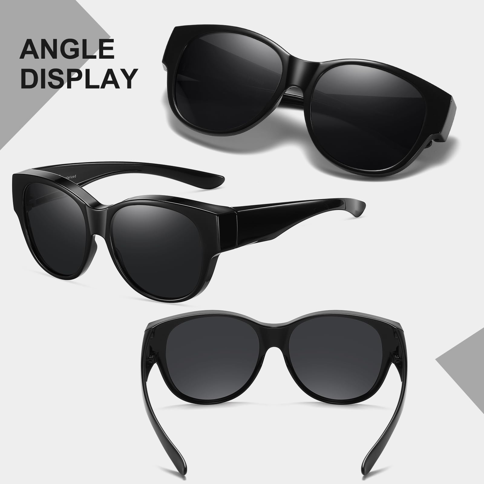HAOLOTA Cat Eye Sunglasses Over Glasses SG0179
