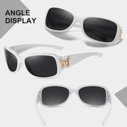 HAOLOTA Women's Polarized Sunglasses - Fashionable Butterfly Design SG0012