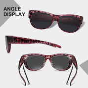 HAOLOTA Cat Eye Sunglasses for Women Polarized Sunglasses Wear Over Glasses SG0173