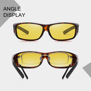 HAOLOTA Night Vision Driving Over Glasses, Nighttime Glasses Men Women Anti Glare NV0154