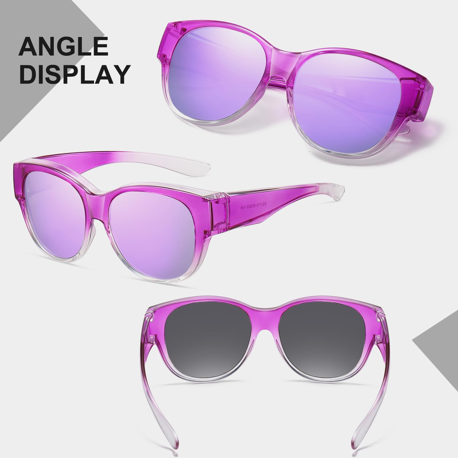 HAOLOTA Cat Eye Sunglasses Over Glasses SG0179