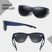HAOLOTA Cat Eye Sunglasses for Women Polarized Sunglasses Wear Over Glasses SG0173