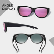 HAOLOTA Cat Eye Sunglasses for Women Polarized Sunglasses Wear Over Glasses SG0173