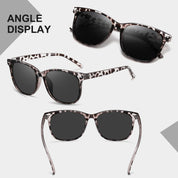 HAOLOTA 2pcs Classic Round Polarized Sunglasses for Women Men Lightweight SG8081-2P