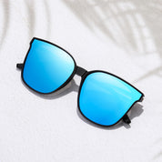 HAOLOTA Women’s Cat Eye Sunglasses Metal Frame with Fashion Shades SG1066