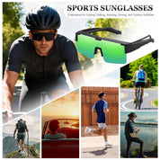 HAOLOTA Cycling Sunglasses Over Glasses for Men Outdoors UV Protection SG0191