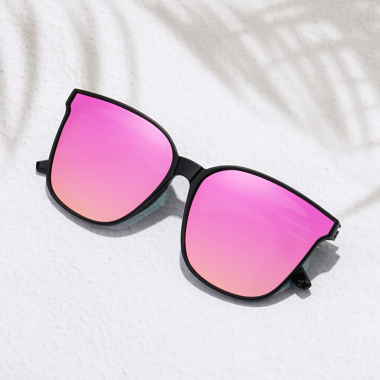 HAOLOTA Women’s Cat Eye Sunglasses Metal Frame with Fashion Shades SG1066