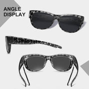 HAOLOTA Cat Eye Sunglasses for Women Polarized Sunglasses Wear Over Glasses SG0173