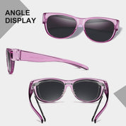 HAOLOTA Cat Eye Sunglasses for Women Polarized Sunglasses Wear Over Glasses SG0173