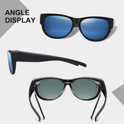 HAOLOTA Cat Eye Sunglasses for Women Polarized Sunglasses Wear Over Glasses SG0173