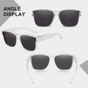 HAOLOTA Fit-Over Sunglasses Polarized for Men Square Shades UV400 Protection SG0174M