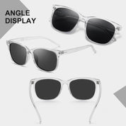 HAOLOTA 2pcs Classic Round Polarized Sunglasses for Women Men Lightweight SG8081-2P