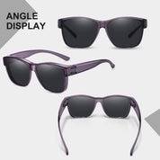 HAOLOTA Fit-Over Sunglasses-Polarized for Men Square Shades Oversized SG0174L