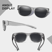 HAOLOTA Cat Eye Sunglasses for Women Polarized Sunglasses Wear Over Glasses SG0173