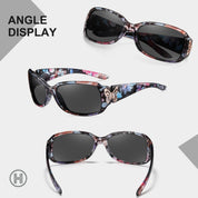 HAOLOTA Women's Polarized Sunglasses - Fashionable Butterfly Design SG0012