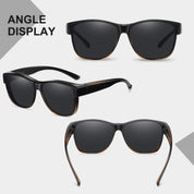 HAOLOTA Fit-Over Sunglasses-Polarized for Men Square Shades Oversized SG0174L