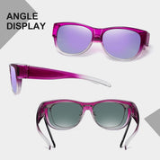 HAOLOTA Cat Eye Sunglasses for Women Polarized Sunglasses Wear Over Glasses SG0173