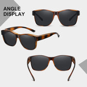 HAOLOTA Fit-Over Sunglasses-Polarized for Men Square Shades Oversized SG0174L