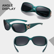 HAOLOTA Women's Polarized Sunglasses - Fashionable Butterfly Design SG0012