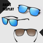 HAOLOTA Polarized Sunglasses for Men Ultralight Carbon Fiber UV400 Protection SG8001