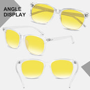 HAOLOTA Night Vision Driving Glasses Yellow Tinted Anti Glare Women NV8081