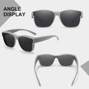 HAOLOTA Fit-Over Sunglasses-Polarized for Men Square Shades Oversized SG0174L