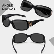 HAOLOTA Women's Polarized Sunglasses - Fashionable Butterfly Design SG0012