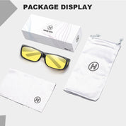 HAOLOTA Night Vision Driving Over Glasses, Nighttime Glasses Men Women Anti Glare NV0154
