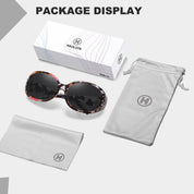HAOLOTA Polarized Sunglasses for Women Rhinestone Wrap Around SG0008