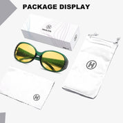 HAOLOTA Women Night Vision Driving Glasses Polarized HD Yellow Tinted Anti Glare NV0008