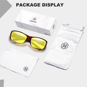 HAOLOTA Night Vision Driving Over Glasses, Nighttime Glasses Men Women Anti Glare NV0154