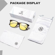 HAOLOTA Night Vision Driving Glasses Yellow Tinted Anti Glare Women NV8081
