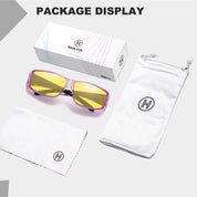 HAOLOTA Night Vision Driving Over Glasses, Nighttime Glasses Men Women Anti Glare NV0311