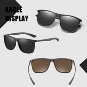 HAOLOTA Polarized Sunglasses for Men Ultralight Carbon Fiber UV400 Protection SG8001