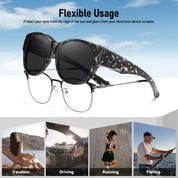 HAOLOTA Cat Eye Sunglasses Over Glasses SG0179