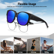 HAOLOTA Cat Eye Sunglasses Over Glasses SG0179