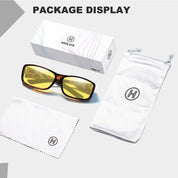 HAOLOTA Night Vision Driving Over Glasses, Nighttime Glasses Men Women Anti Glare NV0154