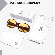 HAOLOTA Women Night Vision Driving Glasses Polarized HD Yellow Tinted Anti Glare NV0008