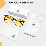 HAOLOTA Night Vision Driving Glasses Yellow Tinted Anti Glare Women NV8081